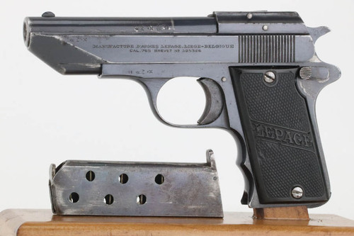 SOLD - Rare Belgian Lepage Model Automatic Pocket Pistol - 7.65mm