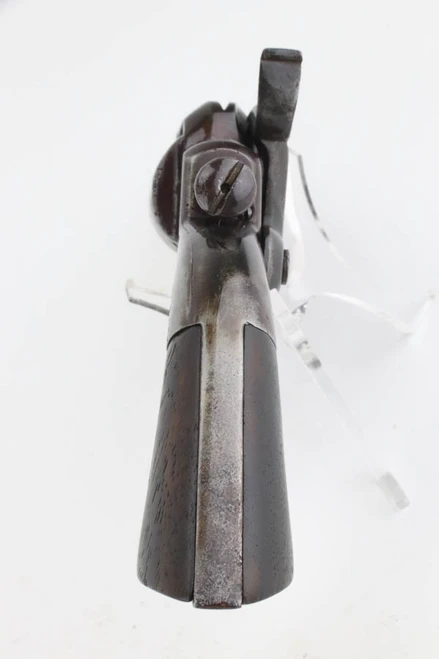 Allen & Wheelock side hammer percussion revolver - rear view of grip