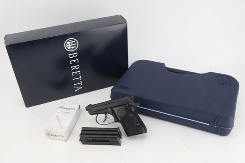 Beretta 21A Bobcat .22 LR pistol - with case and magazines