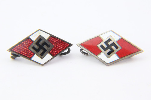 Hitler Youth Membership Badges (One Real, One Repro) - photo 2 of 6