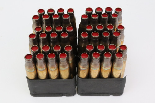 SOLD - M1909 30-06 Blanks on Garand Clips in Bandolier