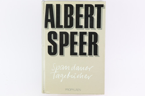 SOLD - Albert Speer Spandauer Tagebucher Signed