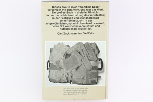 SOLD - Albert Speer Spandauer Tagebucher Signed