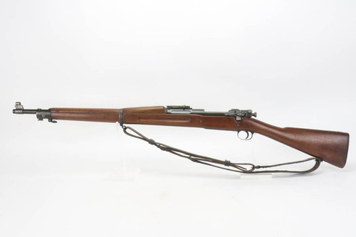 Springfield 1903 National Match rifle with Springfield Research paperwork - left side full view with sling