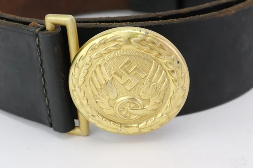 Excellent WWII German RBD Railway Police Belt & Buckle - photo 2 of 3