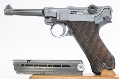 SOLD -1940 Nazi Mauser Luger Rig - Matching Magazine