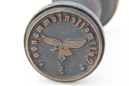 Original WWII Luftwaffe Ink Stamp - photo 1 of 2