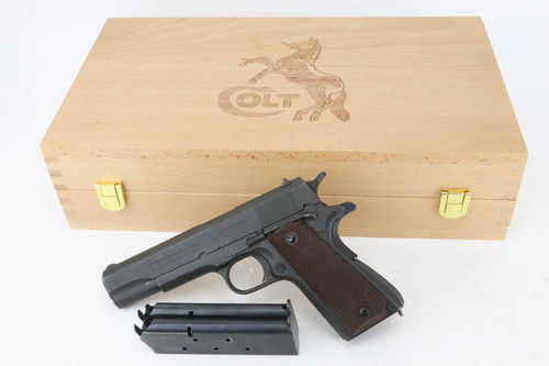 Minty, Cased Colt 1911A1 - British Lend-Lease - photo 1 of 16
