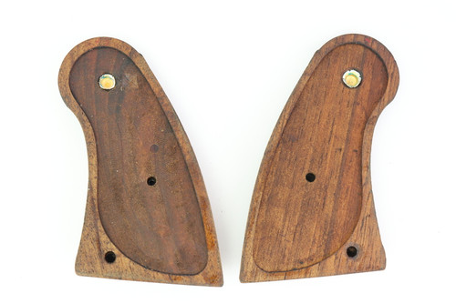 Wooden Colt Revolver Grips - Small Size