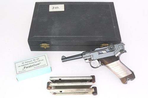 Boxed Commercial DWM M/23 Luger - Lotta Svärd Prize Pistol