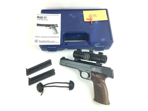 S&W Model 41 .22 Cal Match Pistol With Red Dot - photo 1 of 17