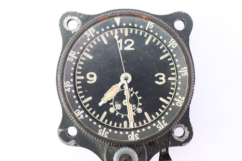 WWII German Luftwaffe Cockpit Chronograph Clock WWII German Luftwaffe Cockpit Chronograph Clock