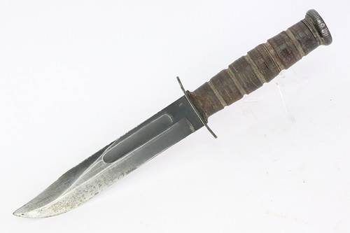 Camillus USN Mk 2 Fighting Knife and Scabbard - photo 2 of 8