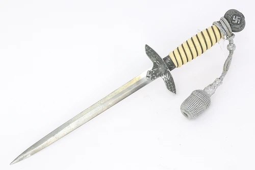 2nd Model Luftwaffe Dagger With Scabbard & Portepee - Rare Maker Anton Wingen Jr. - photo 2 of 7