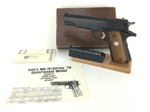 Beautiful - Colt Government Model MK IV Series 70 - Matching Box - photo 1 of 13