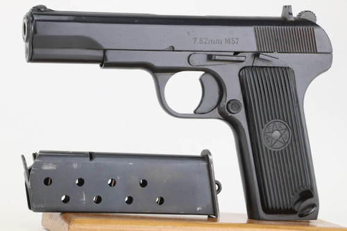 Yugoslavian Zastava M57 Tokarev pistol - left side with magazine