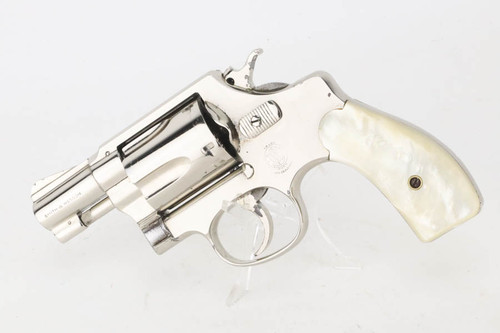 Nickeled Smith & Wesson Pre-Model 10 Revolver - .38 Special - photo 1 of 13