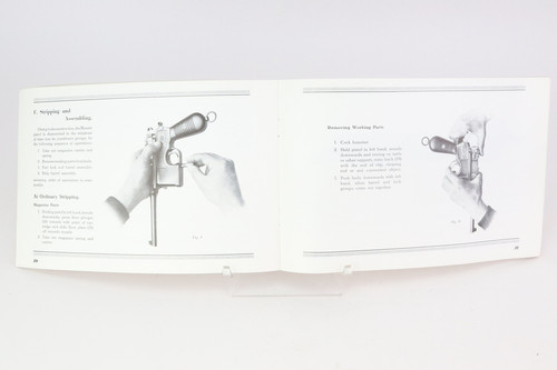 SOLD - Mauser 1930 Instruction Manual (English)