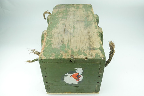 Crate of Japanese 7.7mm Type 92 Machine Gun Ammo on 30 Round Strips