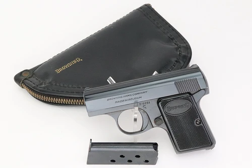 Cased, Near-Mint 1961 Baby Browning Pistol - photo 1 of 11