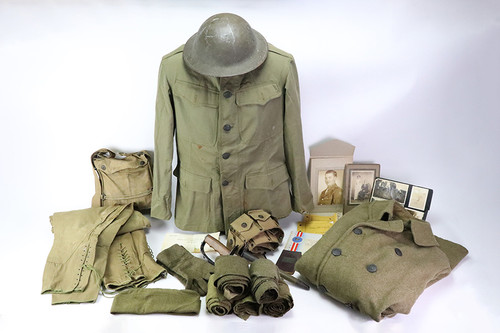 Identified and Named Full WWI Uniform and Equipment Set
