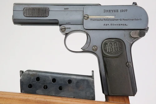 Rare, Early Second Variation Dreyse Model 1907 Rig - 4 digit Serial - photo 2 of 15