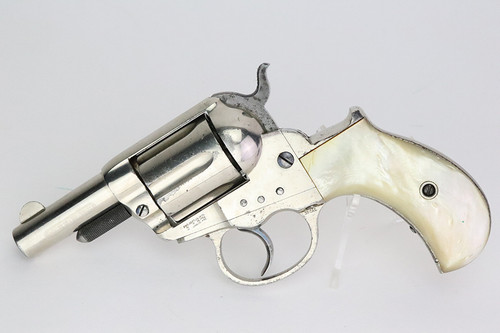 Factory-Nickeled Colt M1877 Lightning Revolver