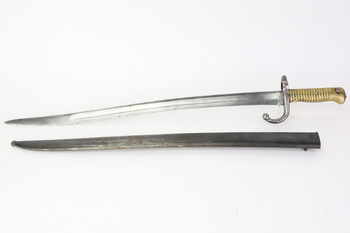 Matched 1868 Chassepot Bayonet and Scabbard