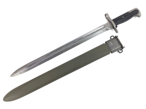 SOLD - Scarce - OL Model 1905 Bayonet - USN MK-1 Scabbard