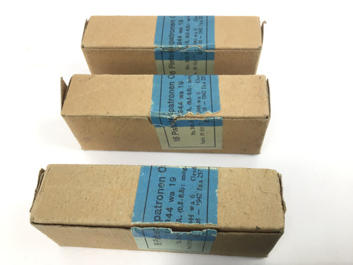 SOLD - 48 Rounds - WWII 9mm German Pistol Ammunition