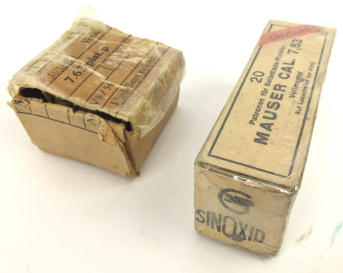 SOLD - 33 Rounds - 7.63mm Mauser C96 Ammunition
