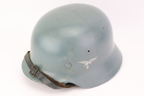 Repainted Luftwaffe Dual Decal M35 Helmet