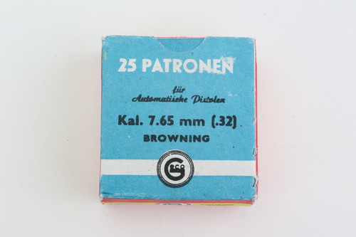 SOLD - One Box Geco 7.65mm Ammunition
