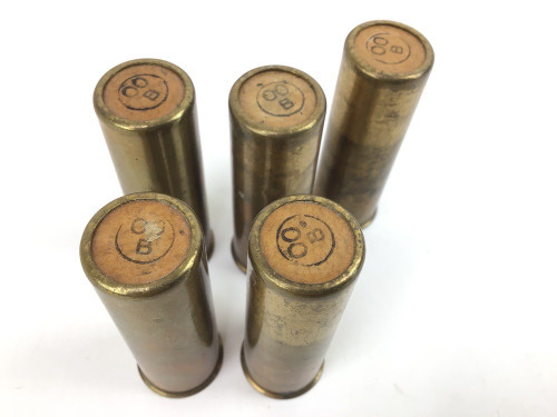 Winchester WWII 12 Ga. 00 Buck Brass Shells - Original / Modern