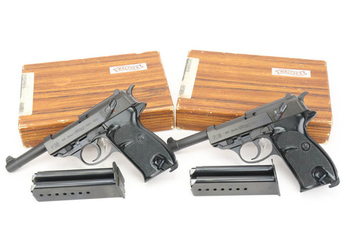 Gorgeous Pair or Consecutively-Numbered Walther P.38s - 100 Year Commemorative - photo 1 of 32