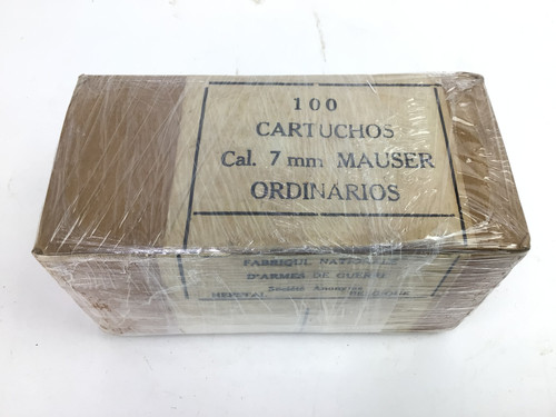 Vintage - Sealed Box of 100 7mm Mauser - photo 1 of 6