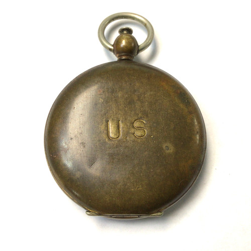 SOLD - WWII Military Pocket Watch Style Compass