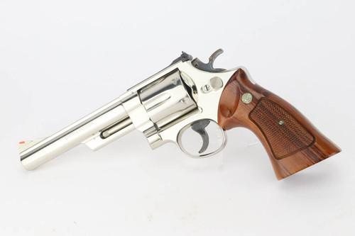 Minty, Cased, Nickeled 5 7/8" Smith & Wesson Model 29-2