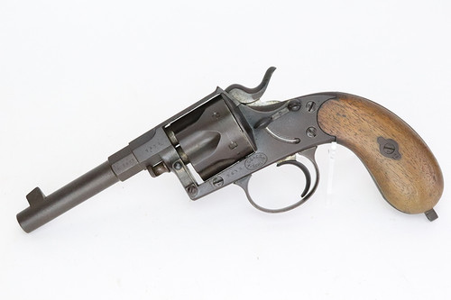 SOLD - Scarce Erfurt Reichsrevolver M1883 - Unit Marked