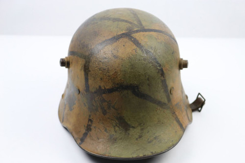 WWI Imperial German Camo Helmet - 1