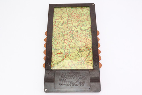Vintage German Kartenwunder Road Map - photo 2 of 6