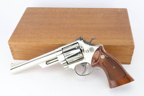 Cased, Nickeled Smith & Wesson Model 29-2 Revolver - photo 1 of 12