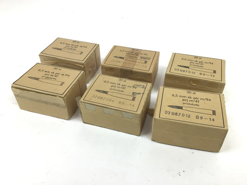 6.5x55mm Swedish Military Surplus Ammunition