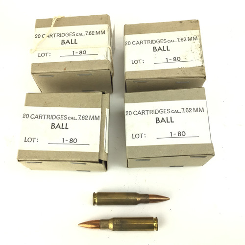 20 Round Boxes - 7.62x51 NATO Ammo - Sealed