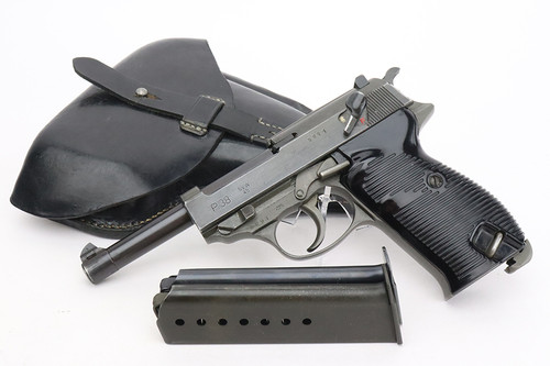 SOLD - Extraordinarily Rare Mauser SVW 45 Police E/F Rig - With Capture Document