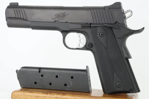Kimber Custom II .45 ACP pistol - left side with magazine