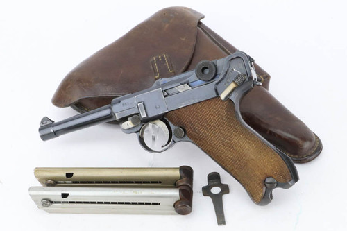 1918 DWM Luger Rig - Matching Magazine