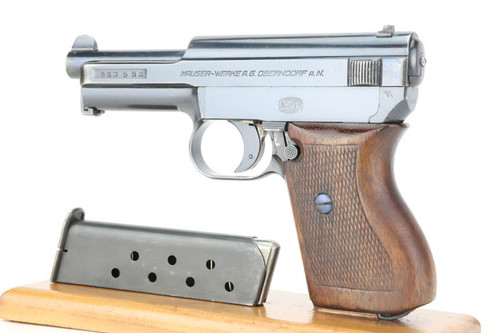 SOLD - Rare Police Eagle/L Mauser M1934 Rig - Two Matching Magazines