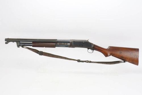 SOLD - Winchester Model 1897 w/ Bayonet & Ammo - "Trench Gun" Configuration