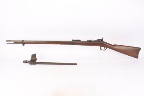 Clean 1888 Springfield Model 1884 Trapdoor w/ Socket Bayonet - photo 2 of 28